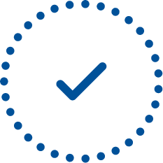 Icon Check Circle Dotted